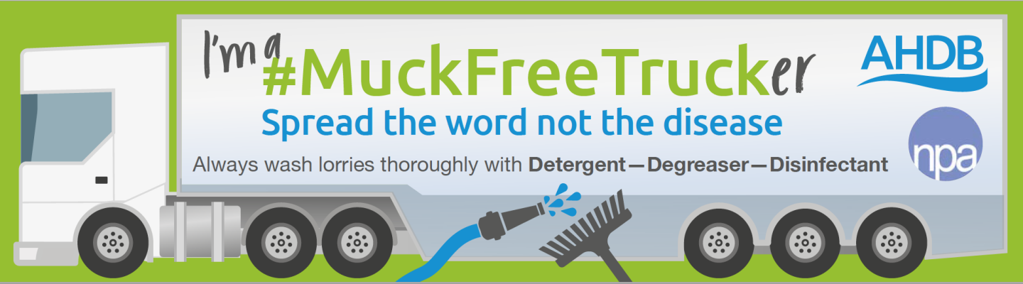 Muck Free truck sticker